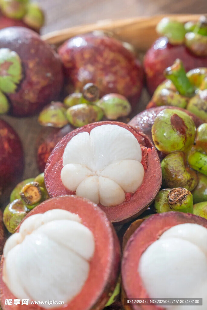 新鲜山竹特写