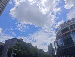 城市蓝天与建筑景观