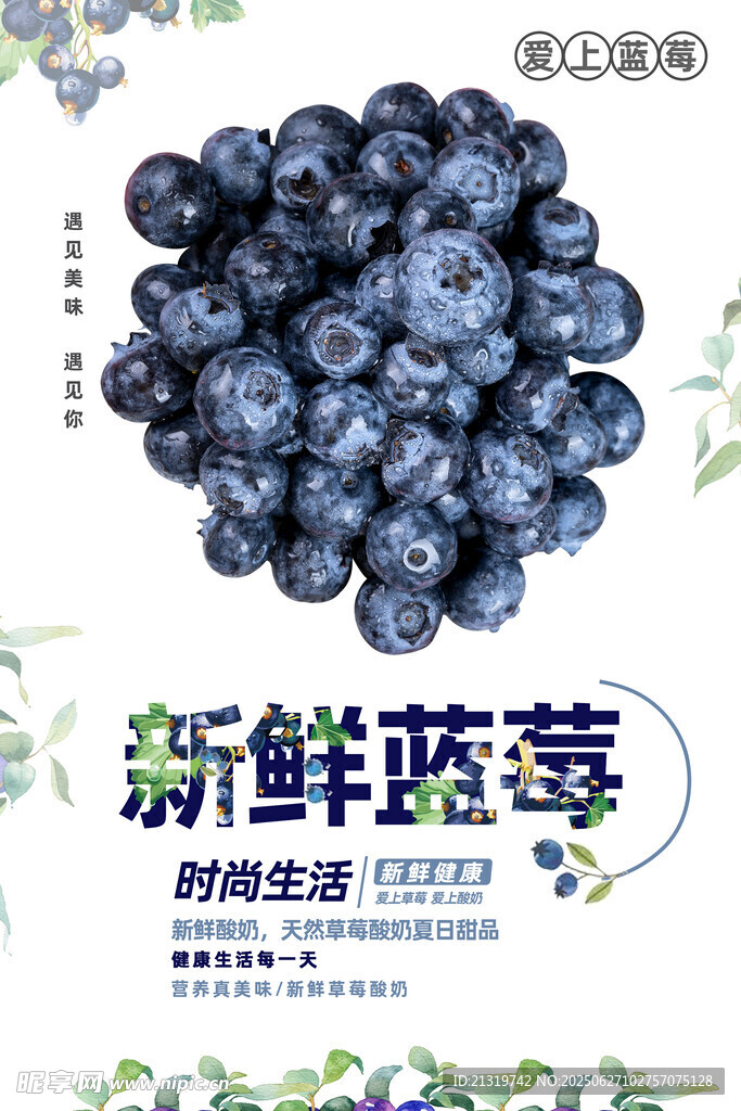 新鲜蓝莓