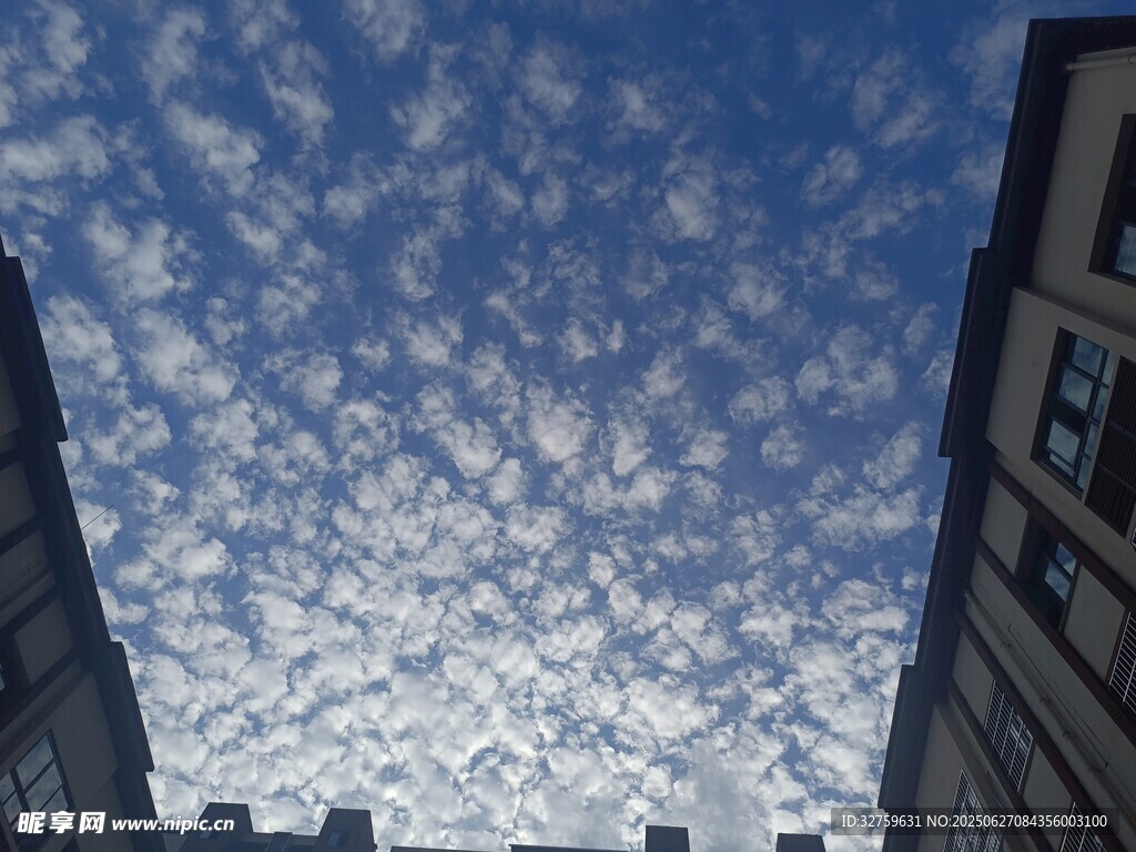 城市间的天空美景