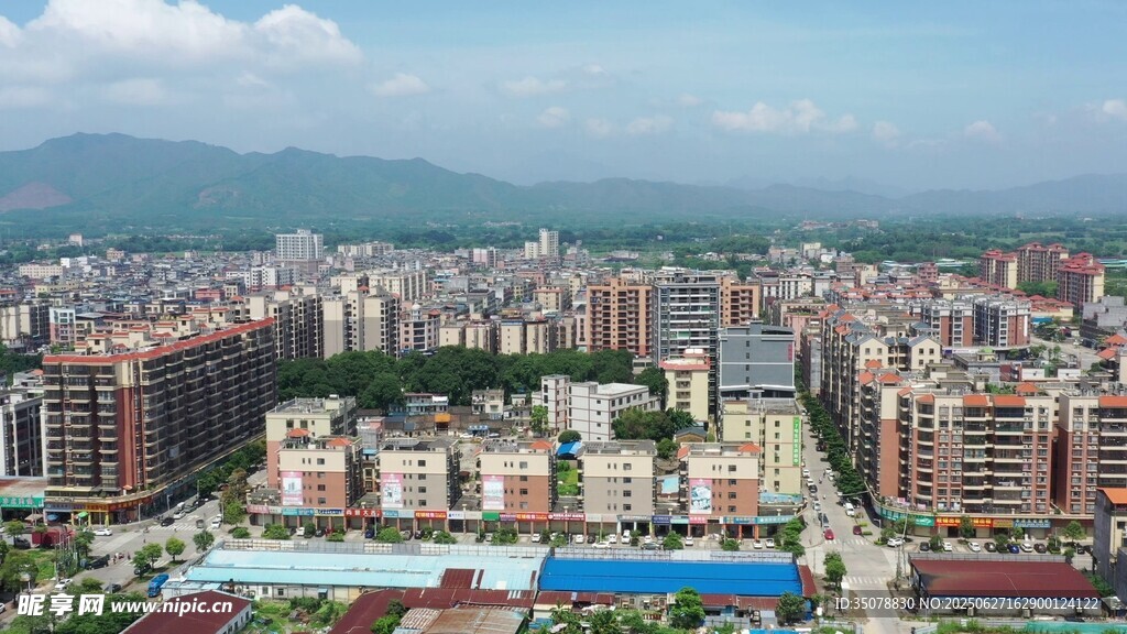 城市建筑全景俯瞰