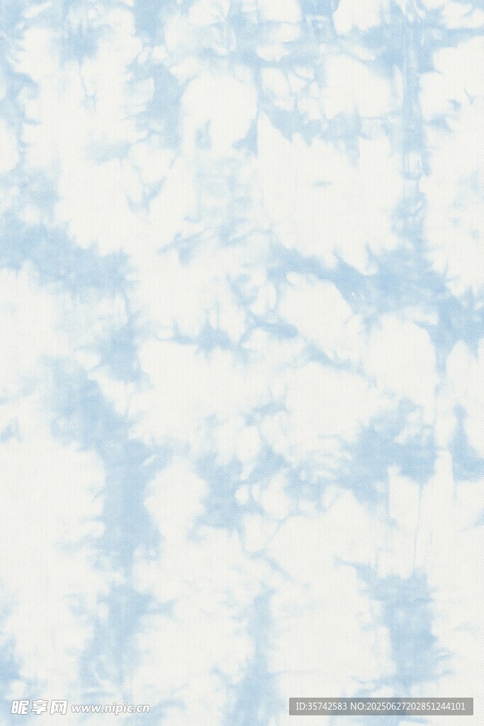 蓝色扎染