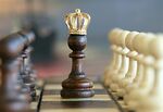 棋盘上的王者棋子