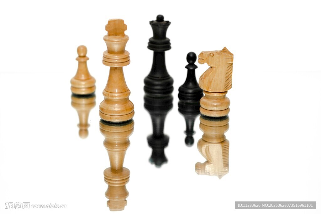 国际象棋棋子特写