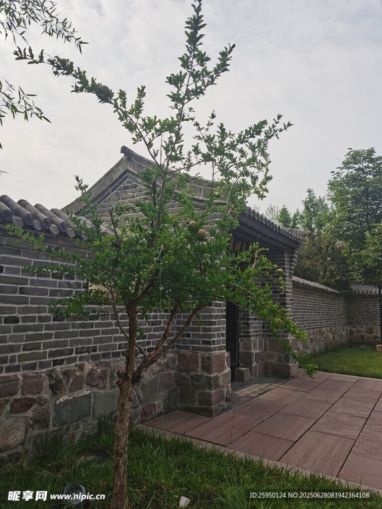 中式庭院一角