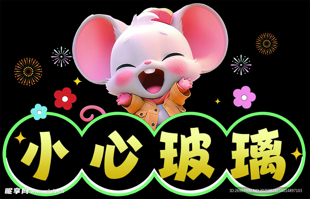 小心玻璃