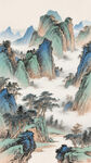山水国画