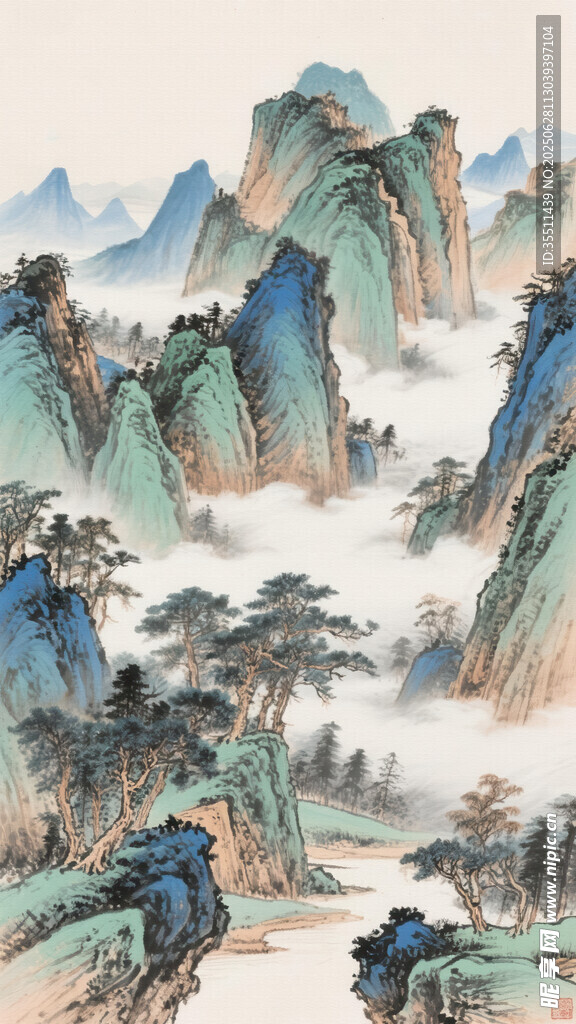 山水国画