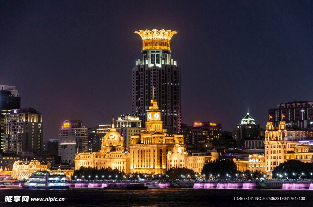 上海外滩璀璨夜景