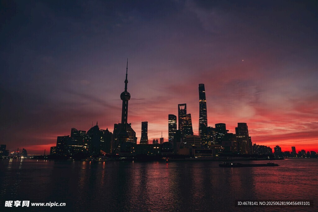 上海外滩绚丽夜景