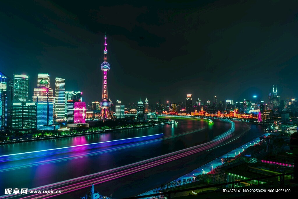 上海外滩璀璨夜景