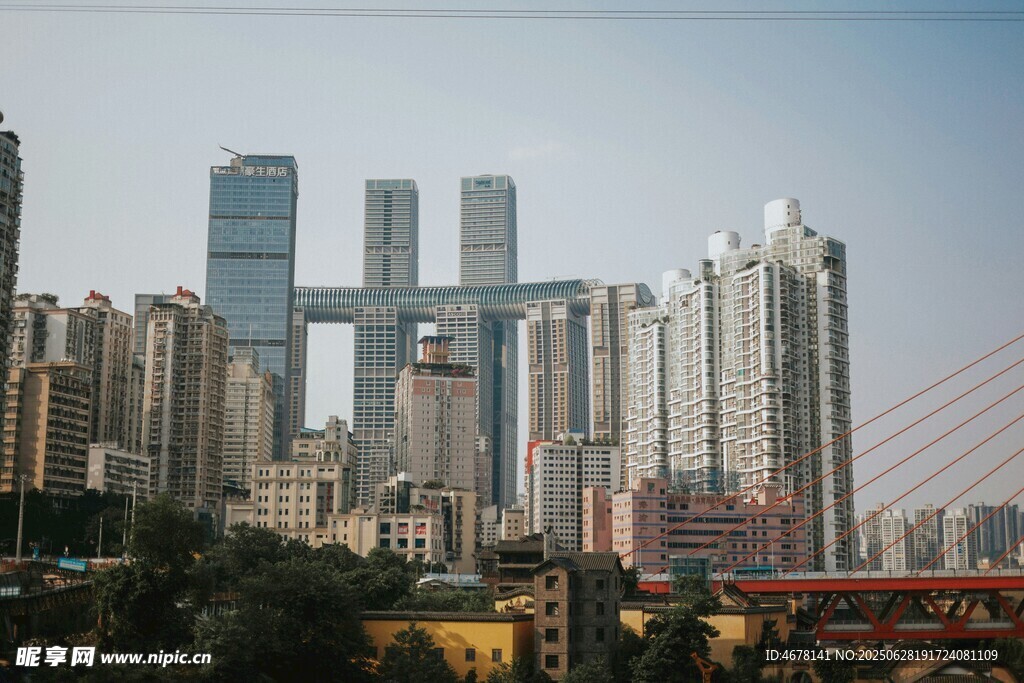 重庆城市天际线壮观景象