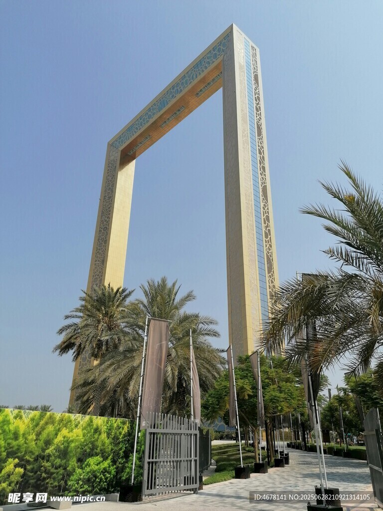 迪拜之框建筑景观