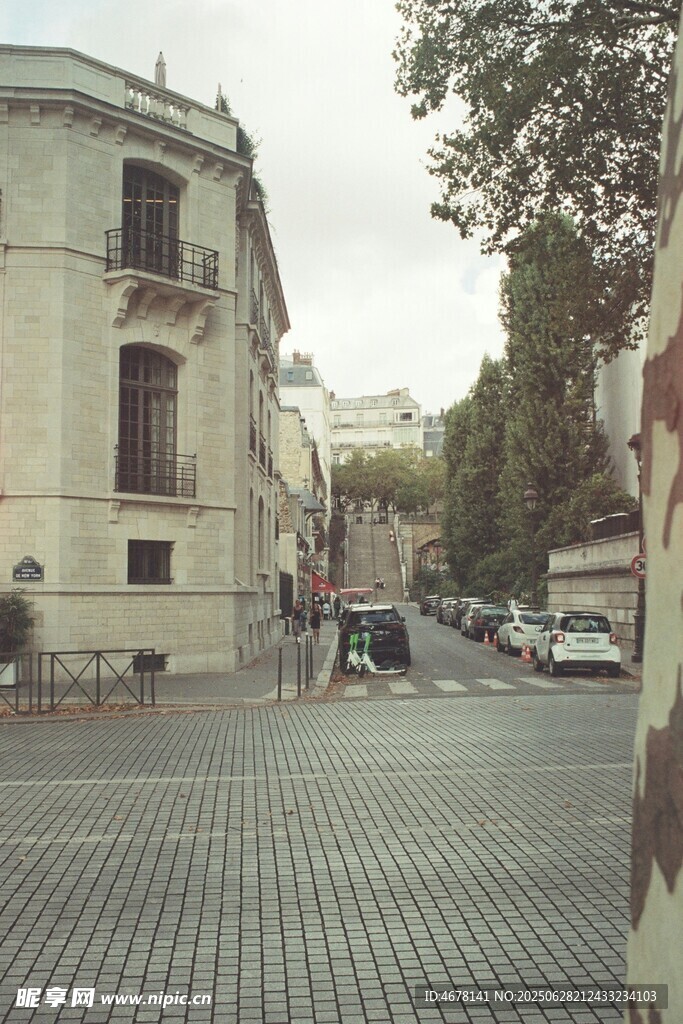 欧式街道建筑景观