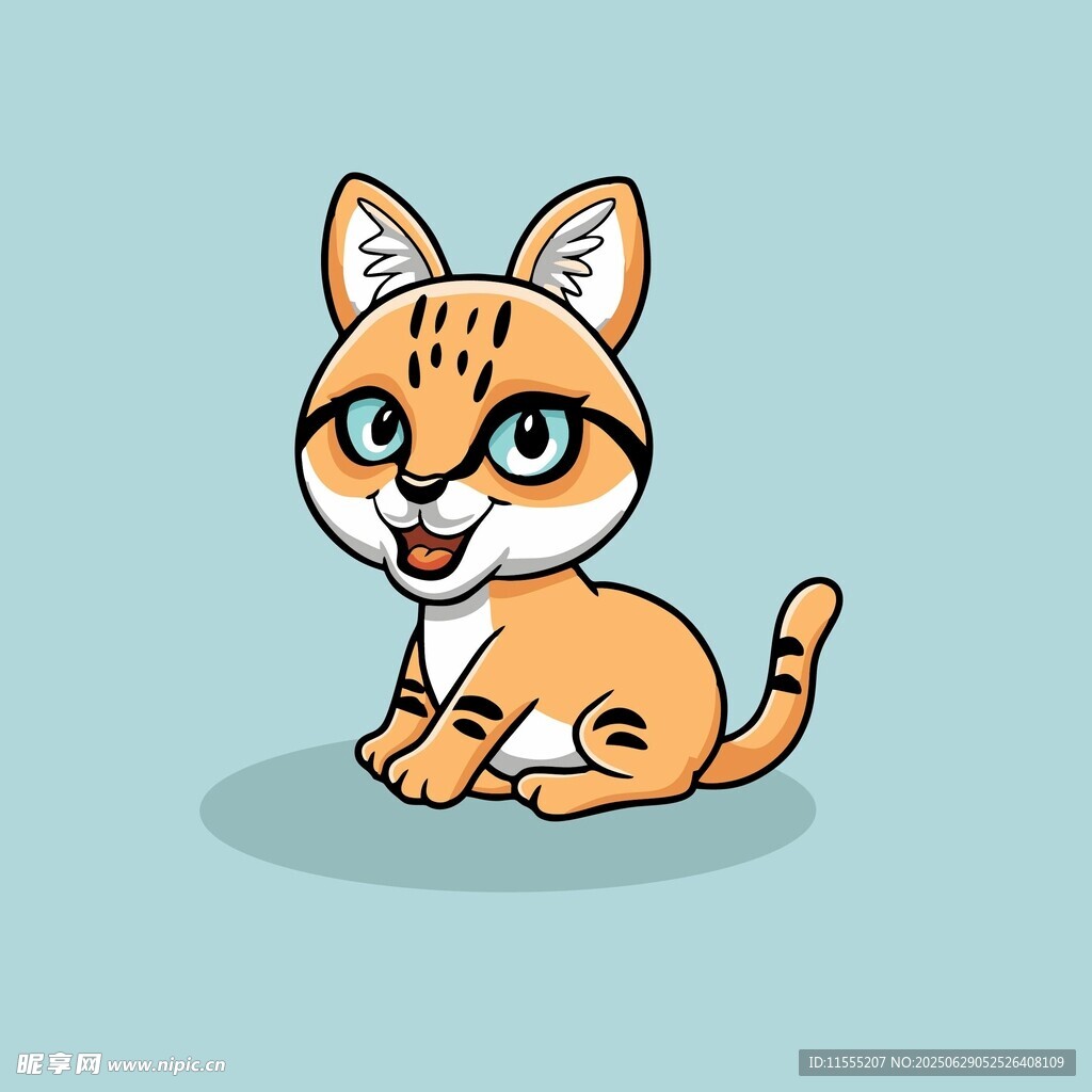 可爱小猫咪卡通形象