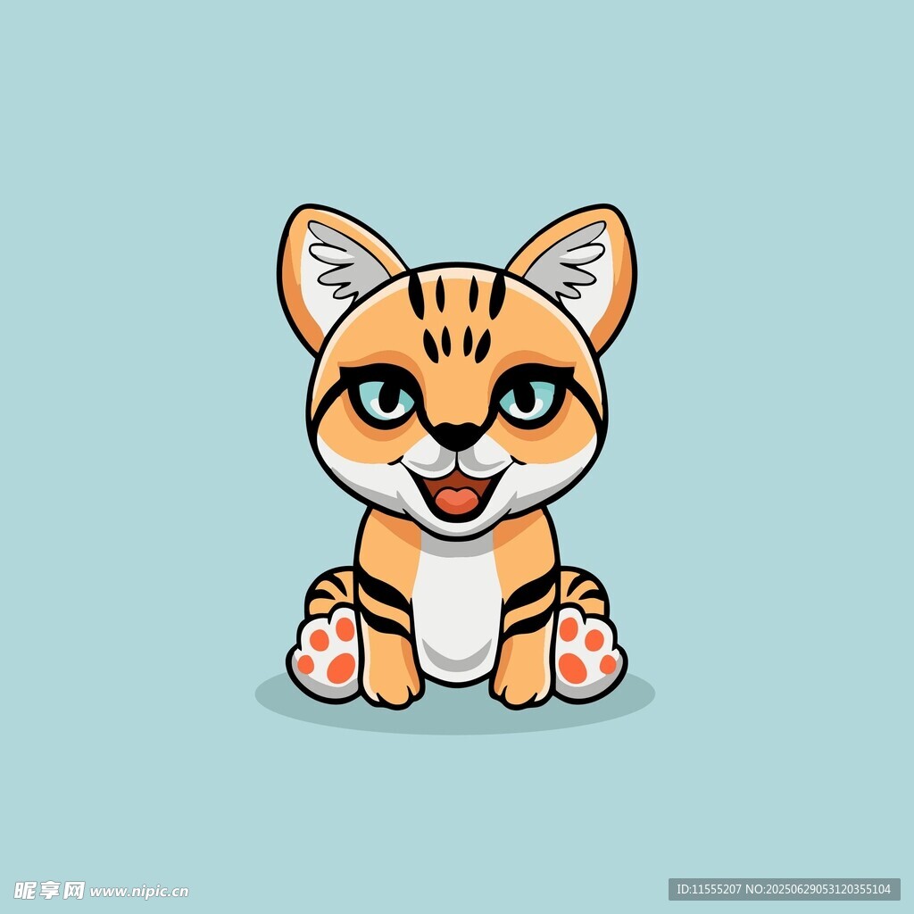 可爱小猫咪卡通形象