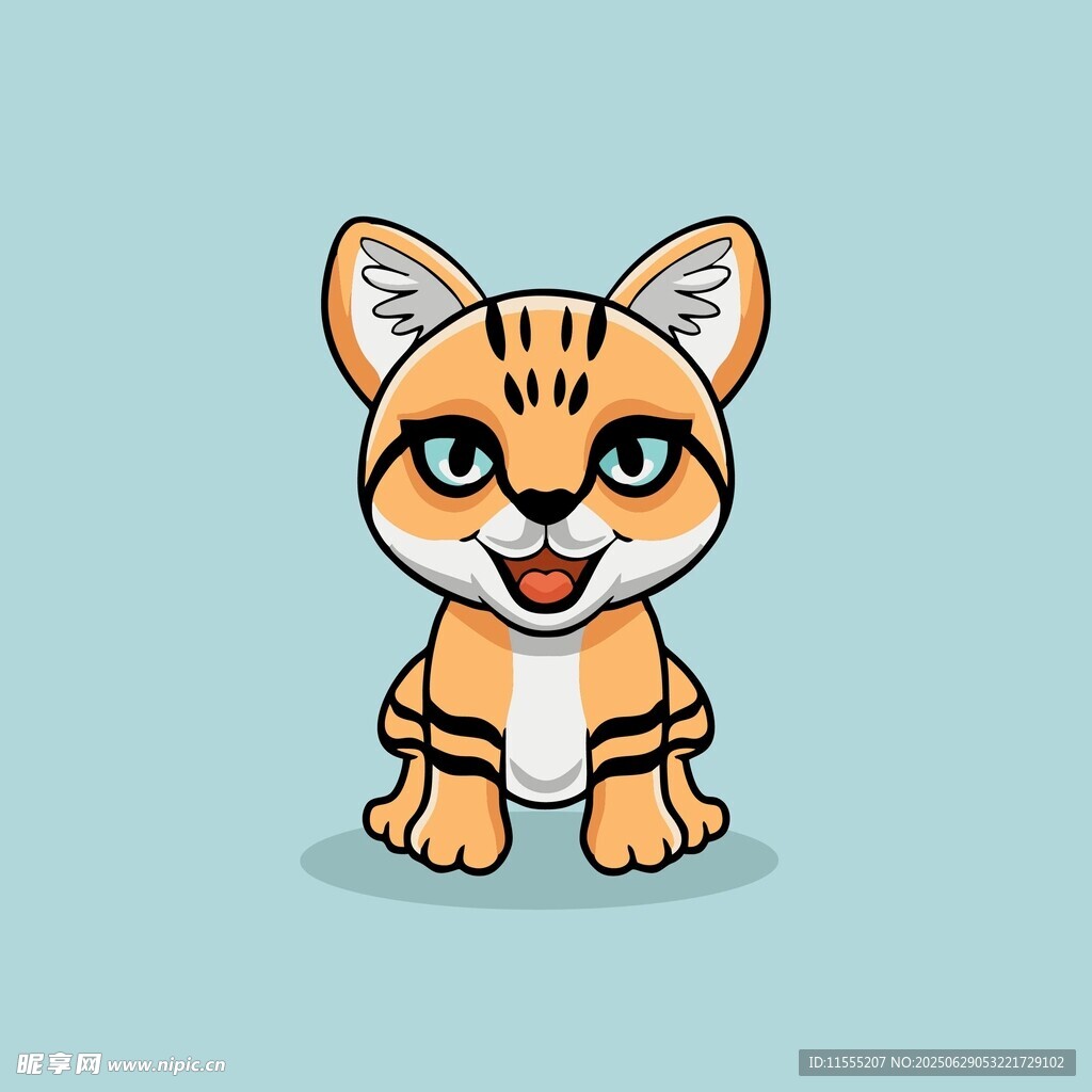 可爱小猫咪卡通形象