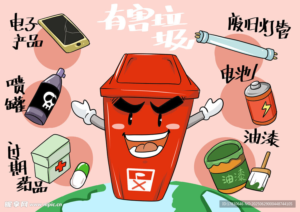 垃圾桶的环保小烦恼