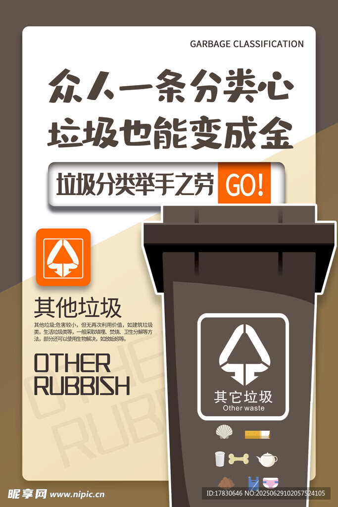 垃圾分类海报