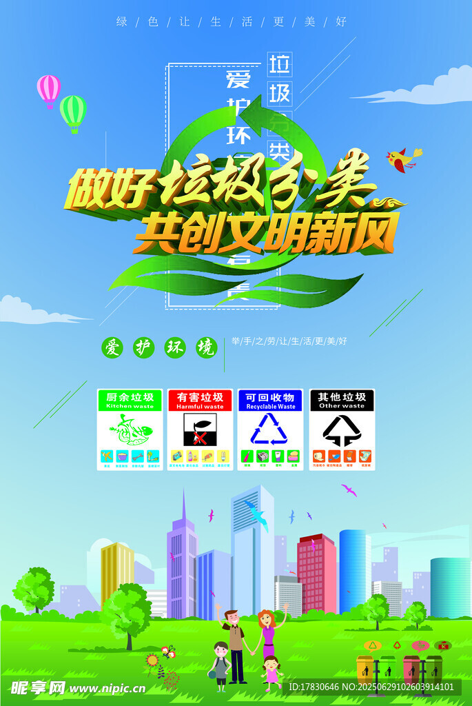 垃圾分类海报