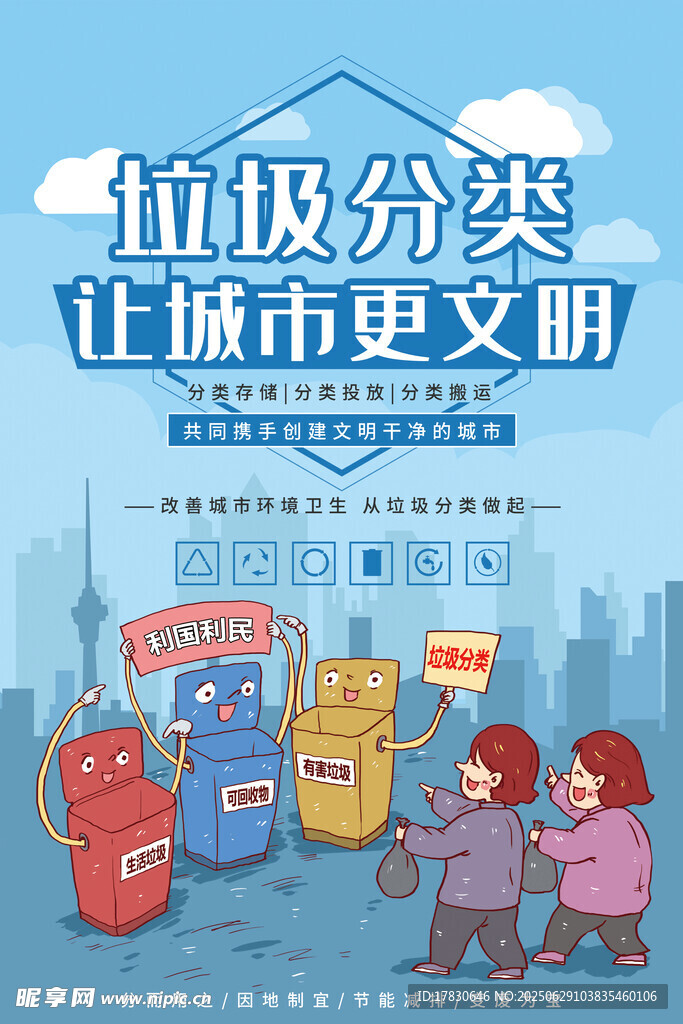 垃圾分类让城市更美好