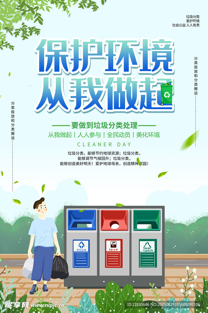 垃圾分类海报