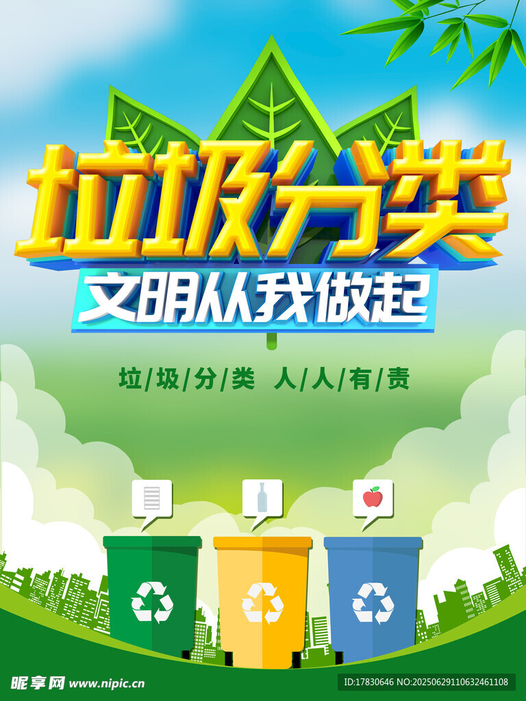 垃圾分类海报