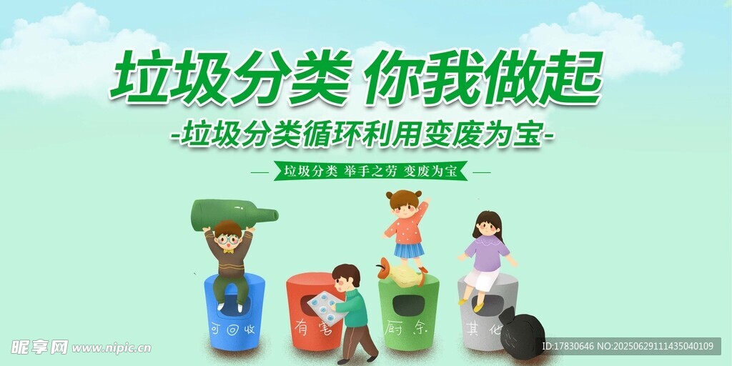 垃圾分类宣传海报
