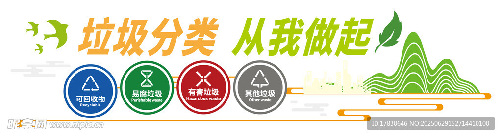 垃圾分类文化墙