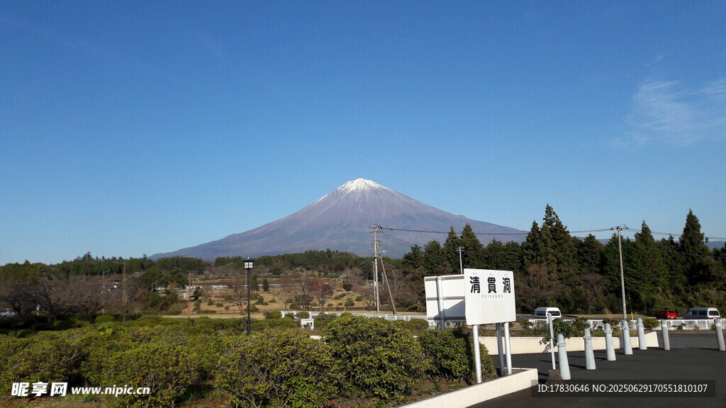 日本富士山照片
