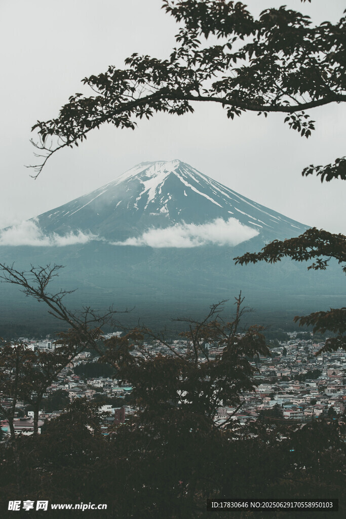 日本富士山照片