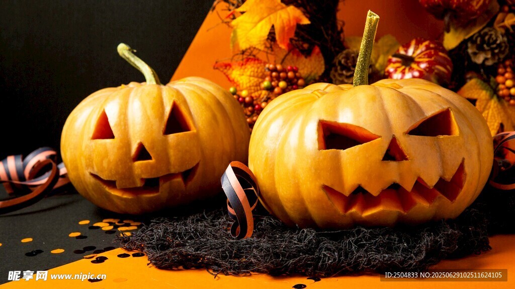 万圣节南瓜灯装饰摆件