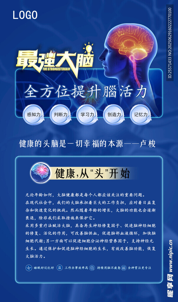 脑梗死知识科普海报