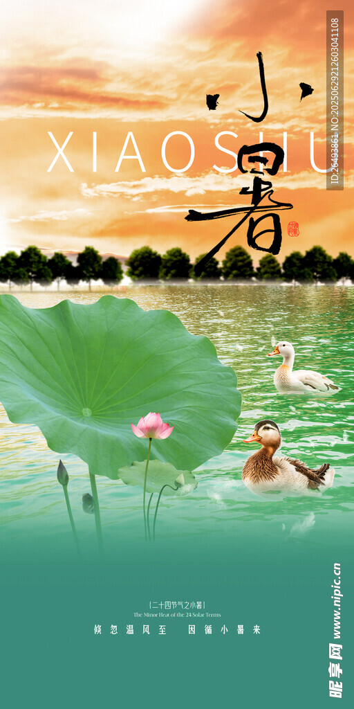 小暑海报