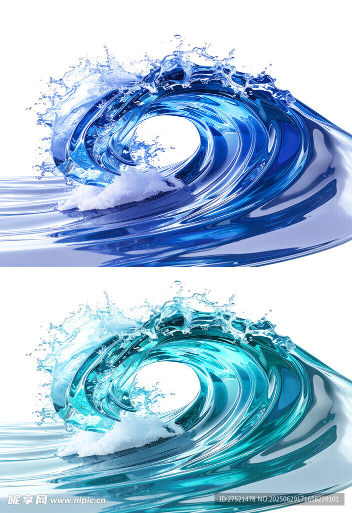 海浪图案