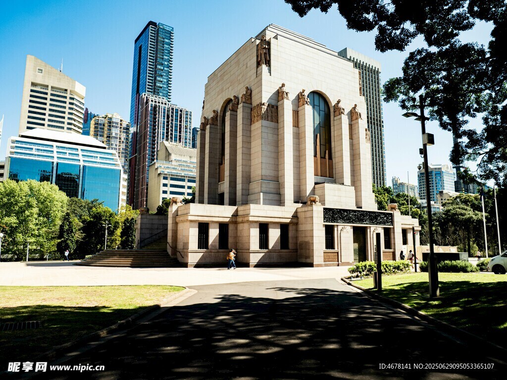 城市中的古典建筑景观