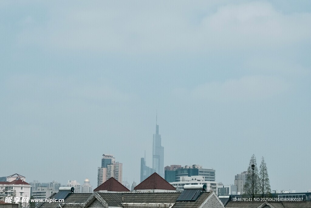 城市天际线与屋顶景观