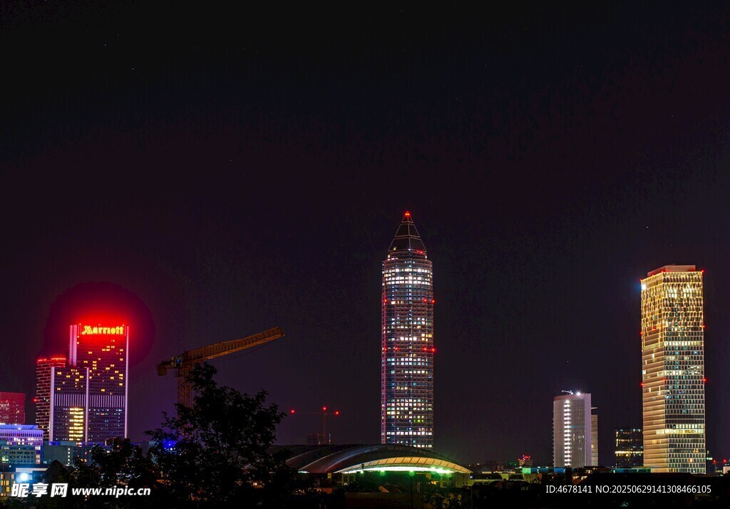 城市璀璨夜景