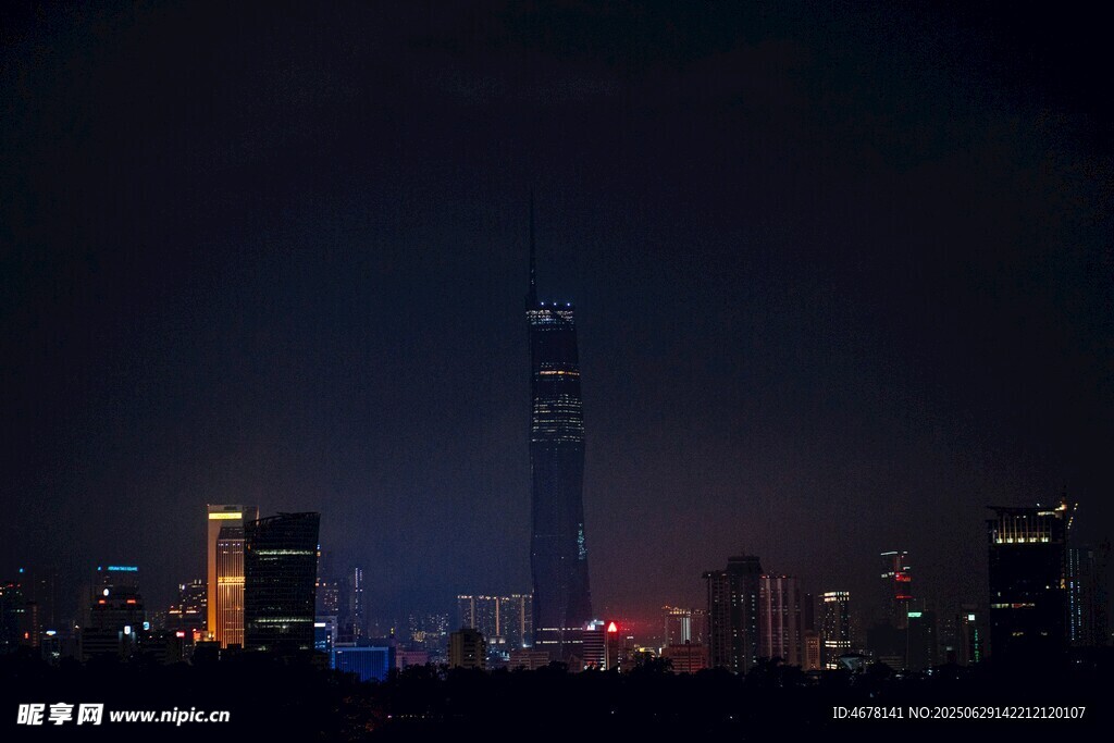 城市璀璨夜景