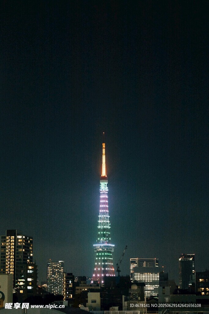 东京塔夜景璀璨