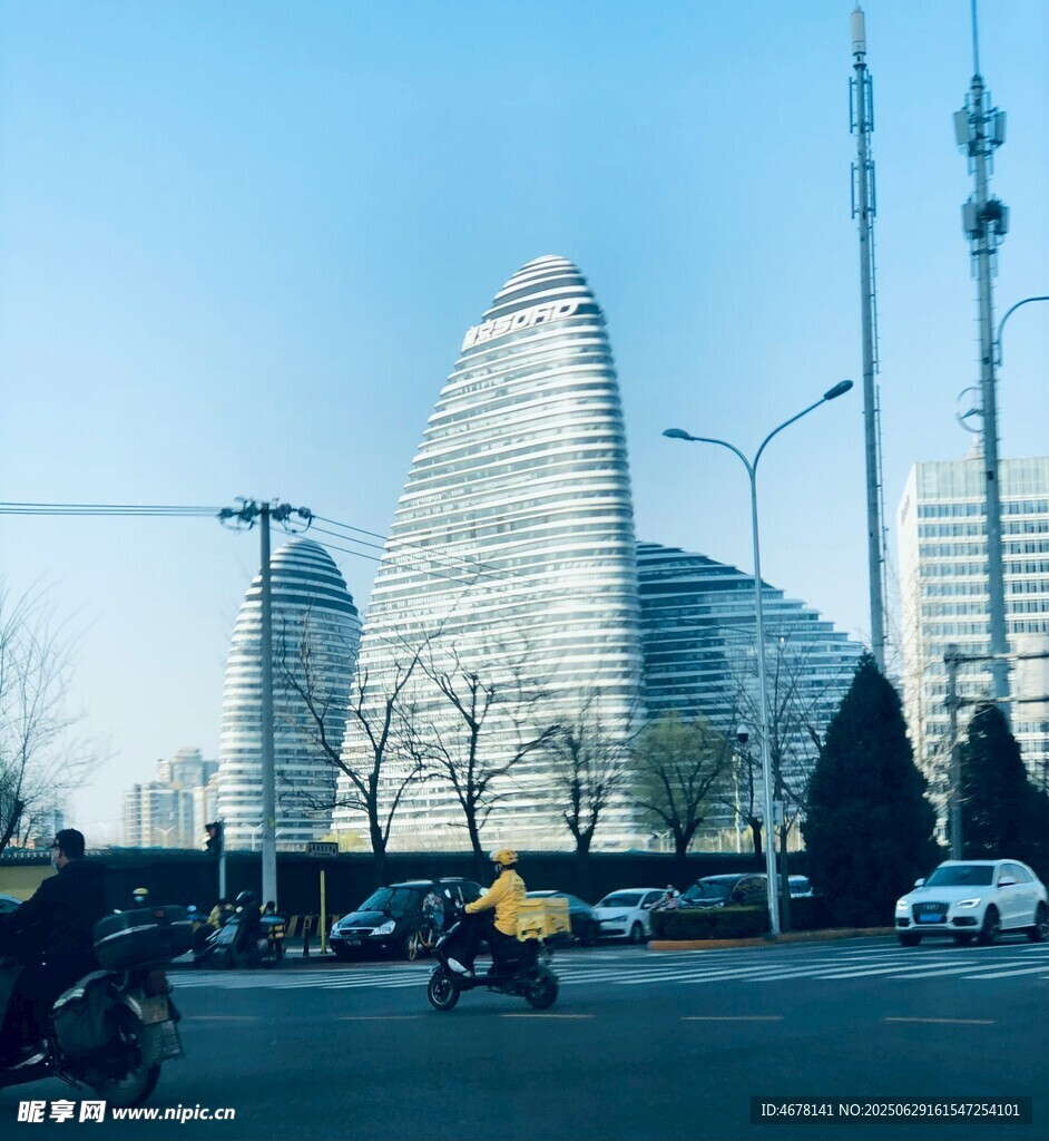望京SOHO建筑外观景观