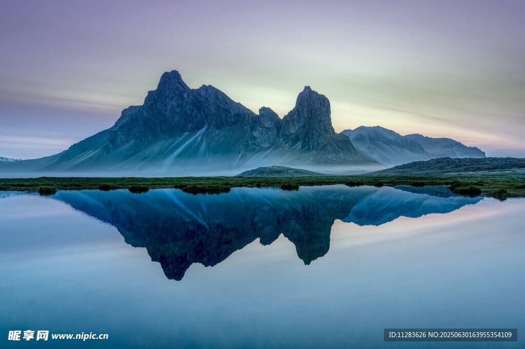 梦幻山水倒影美景