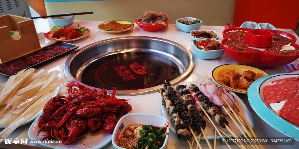 丰盛火锅烧烤食材大集合