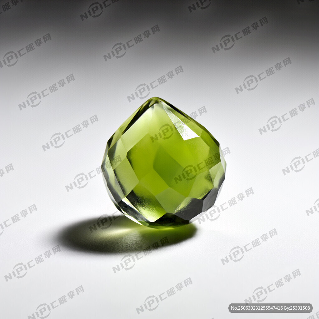 一颗 几何 透明 水晶葡萄