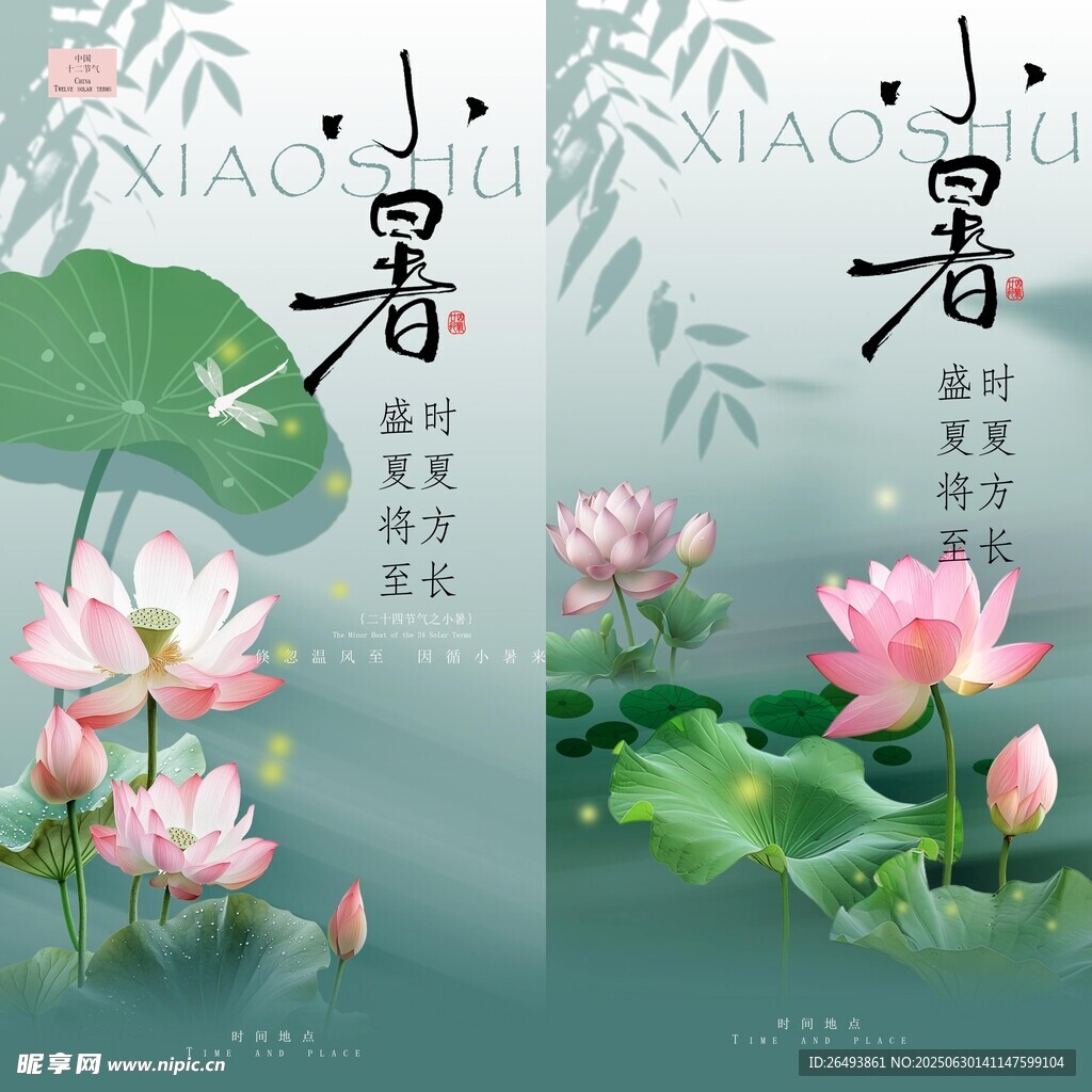 小暑海报