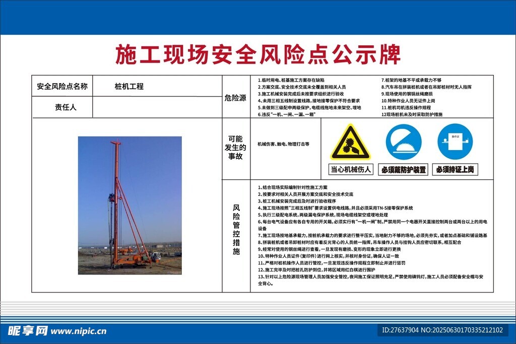危险源公示牌