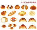 各式美味烘焙面包糕点