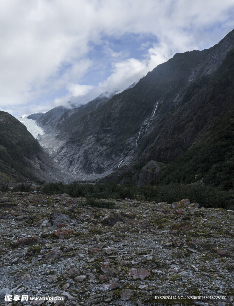 壮丽山景与冰川景观