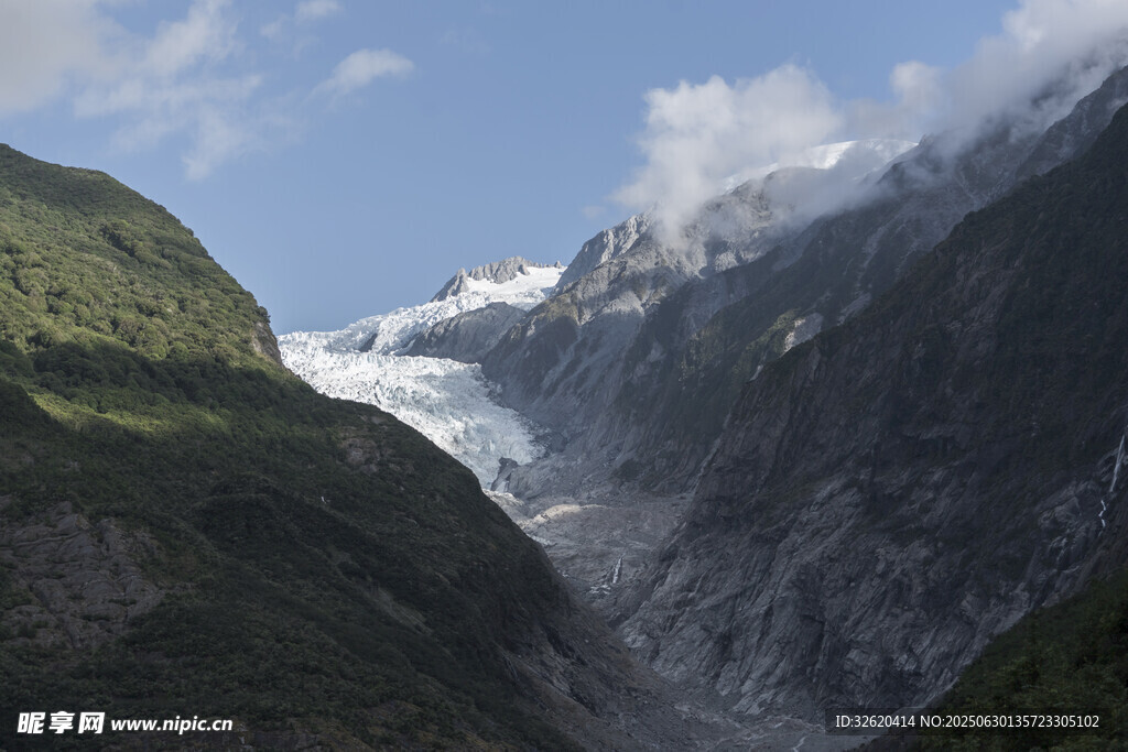 壮丽高山冰川景观