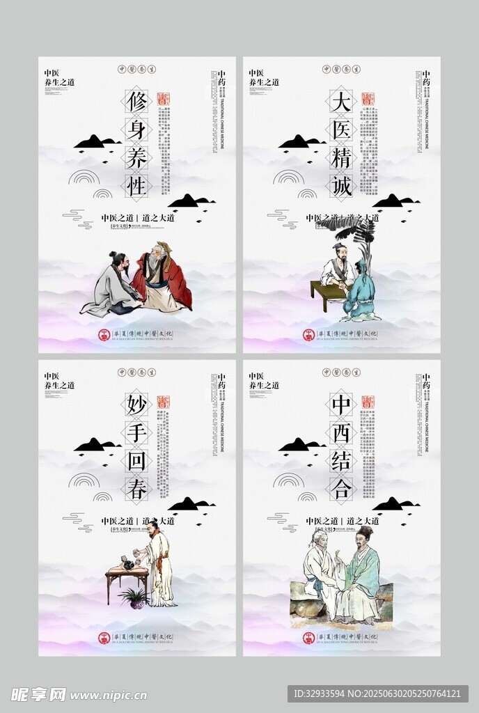 大气中医文化展板
